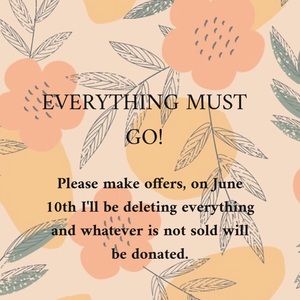 EVERYTHING MUST GO